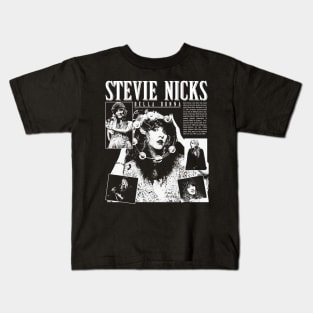 Stevie Nicks Vintage Rock Music 2023 Tour Live in Concert Kids T-Shirt